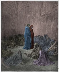 Purgatorio, Canto 13: The souls of the envious (illustration from The Divine Comedy)